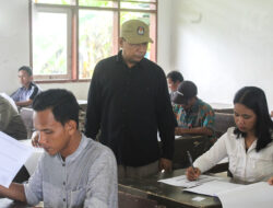 KPU Touna Lakukan Tes Tulis Bagi 775 Calon Anggota PPS Pilkada Serentak 2024