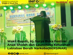 Wabup Touna Resmi Launching Kelurahan Bersinar dan Buka Festival Anak Sholeh