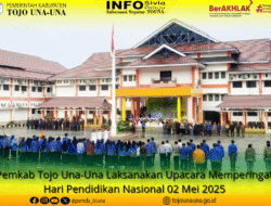 Pemda Touna Gelar Upacara Peringatan Hardiknas