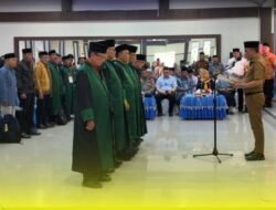 Wabup Touna Hadiri Pelantikan Dewan Hakim STQH XXVIII Sulteng di Poso