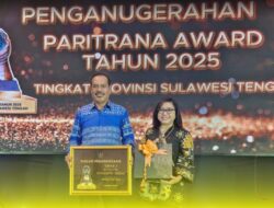 Pemda Tojo Una-Una Diganjar Penghargaan Paritrana Award