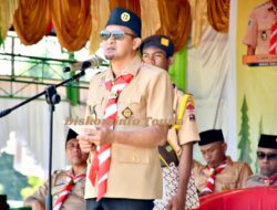 Bupati Tutup Kemah Posintuvu Raya Pramuka Touna 2025, Ampana Tete Raih Juara Umum