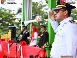 Bupati Tojo Una-Una Pimpin Upacara HUT ke-80 Kemerdekaan RI