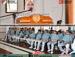 Wabup Tojo Una-Una Lepas Kontingen POPDA 2025