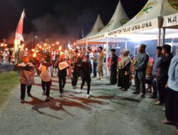 Surya Lapasiri Lepas Pawai Obor Posintuvu Raya Lipu di Bailo