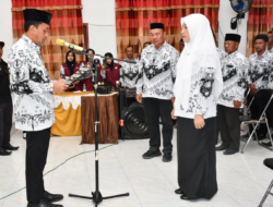 Pengukuhan Ibunda Guru PGRI, Ilham Lawidu Tegaskan Komitmen Pendidikan